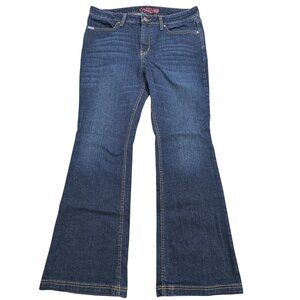 Cinch Lynden Womens Size 32/12R Blue Flared Jeans High Rise Dark Wash Cowgirl